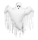 Folieballon Spook met tassels - 93 x 86 cm