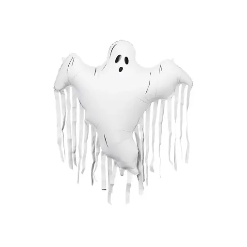 Folieballon Spook met tassels - 93 x 86 cm