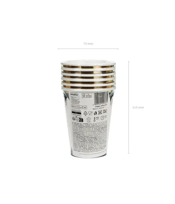 Spider Cups Groot 400ml (6st)