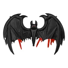 FollieBallon Vleermuis Groot Zwart 120x81cm