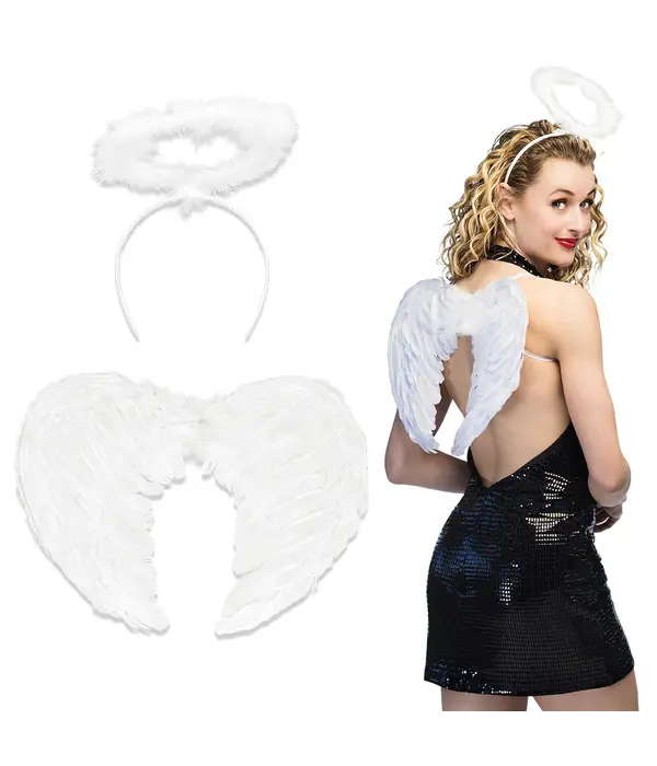 Set Engel Compleet Wit