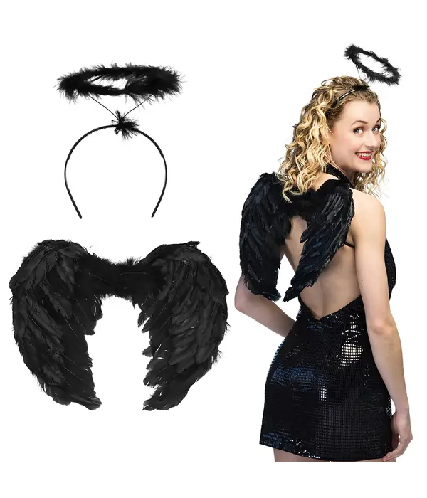 Set Engel Compleet Zwart