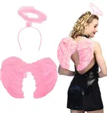 Set Engel Compleet Lichtroze