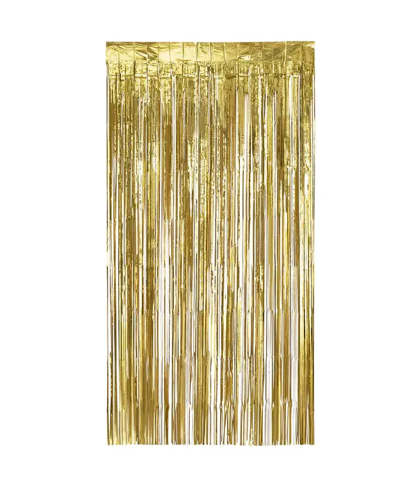 Deur deco gordijn goud
