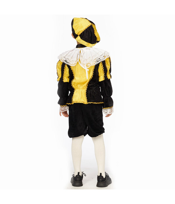 Pietenpak Kind 4-Delig Javi Zwart/Geel