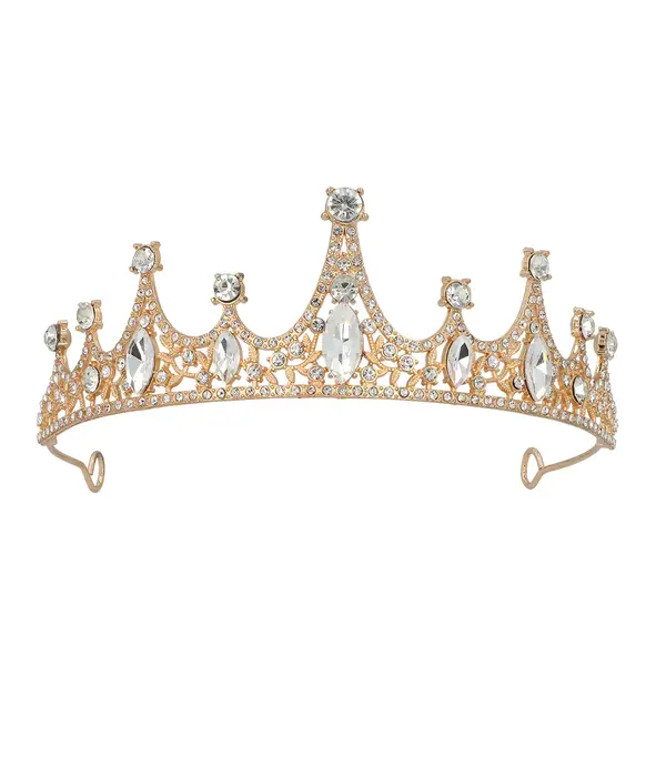 Metalen tiara Royal Julia
