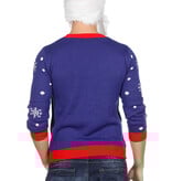 Kersttrui rocking Santa 'Ho Ho Ho'