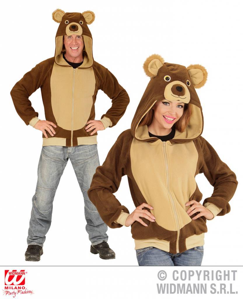 Hoodie vest Beer afbeelding