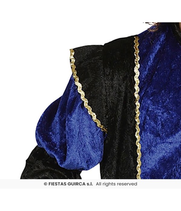 Pietenpak jongen/meisje blauw-zwart