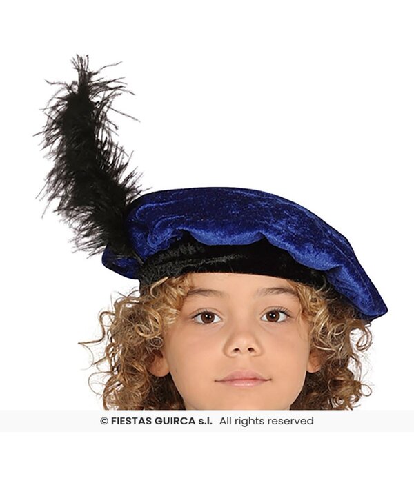 Pietenpak jongen/meisje blauw-zwart