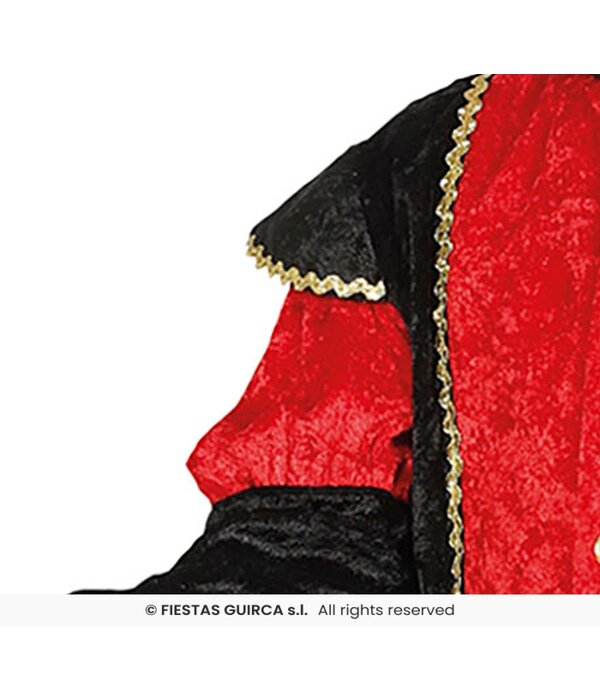 Pietenpak jongen/meisje rood-zwart