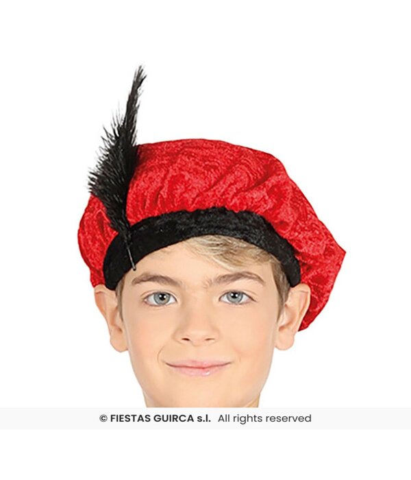 Pietenpak jongen/meisje rood-zwart