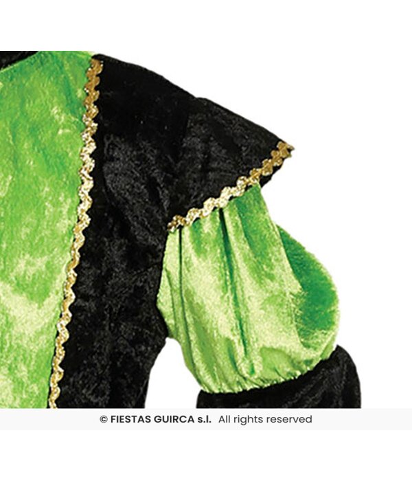 Pietenpak jongen/meisje groen-zwart