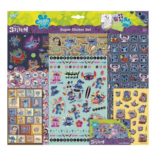 Super Stickerset Stitch 500-delig
