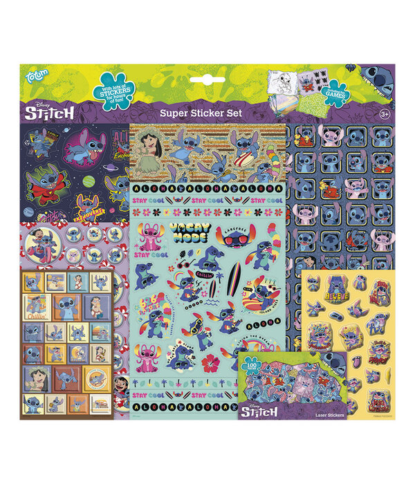 Super Stickerset Stitch 500-delig