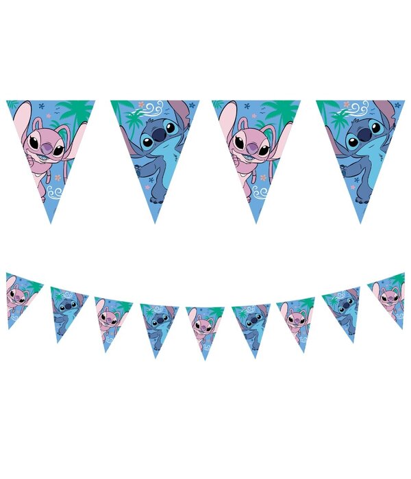 Vlaggenlijn Stitch & Angel (2,3m)