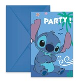 Uitnodigingen Stitch & Angel (6st)