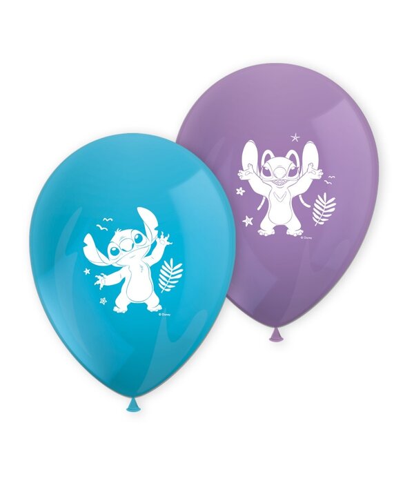 Ballonnen Stitch & Angel (8st)