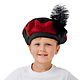 Baret piet kind rood/zwart