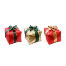 Folieballon Gift Boxes 34x36cm (3st)