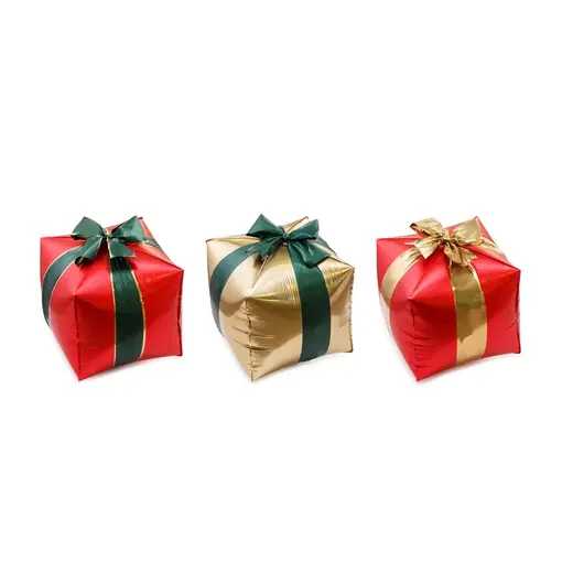 Folieballon Gift Boxes 34x36cm (3st)