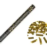 Confetti kanon 60cm goud