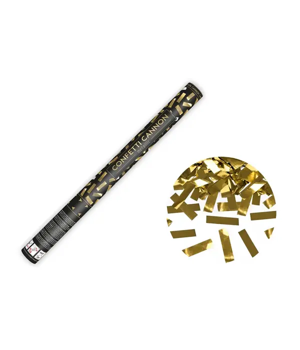 Confetti kanon 60cm goud