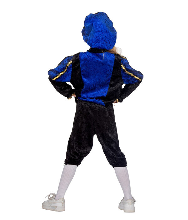 Pietenpak Kind Kobalt/Zwart Luxe