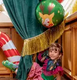 Merry Christmas folieballon Rood 45 cm