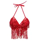 Haltertop Festival rood