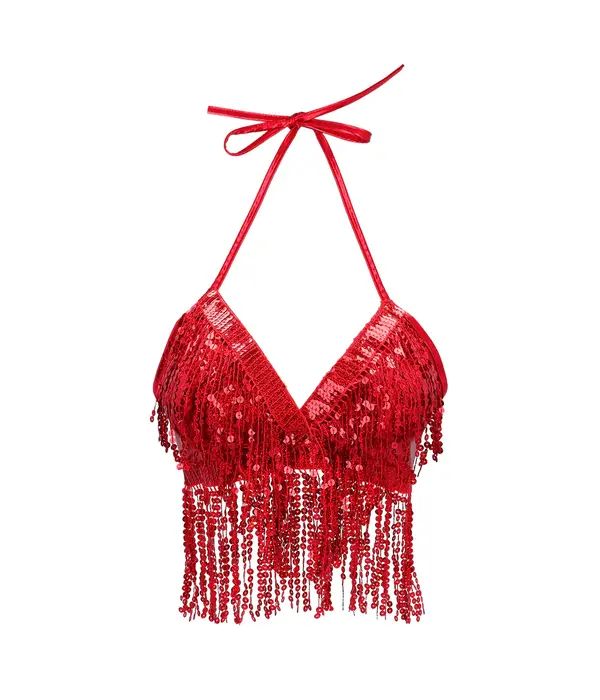 Haltertop Festival rood