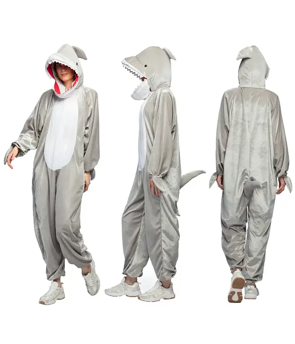 Haaien Onesie Pluche