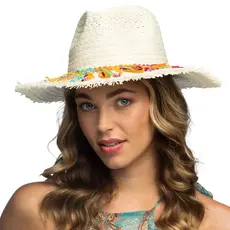 Sierlijke Witte Hoed Bohemian