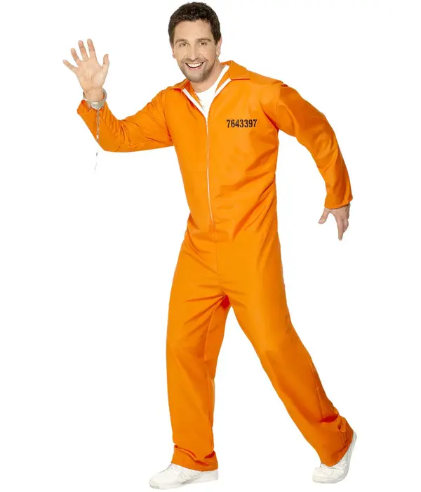 Gevangene verkleedpak oranje