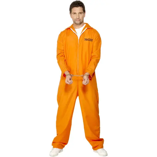 Gevangene verkleedpak oranje