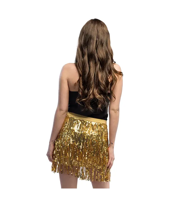 Minirokje Sparkle Goud Dames