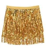 Minirokje Sparkle Goud Dames