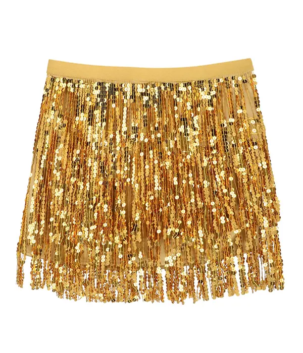 Minirokje Sparkle Goud Dames