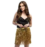 Minirokje Sparkle Goud Dames