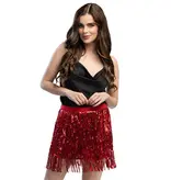 Minirokje Sparkle Rood Dames