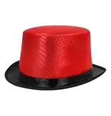 Hoed Shiny Caprice rood