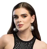 Paar LED oorbellen Discobal