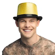 Hoed Shiny Caprice goud