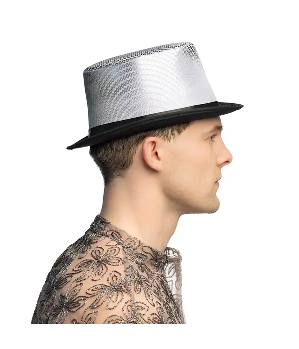 Hoed Shiny Caprice Zilver