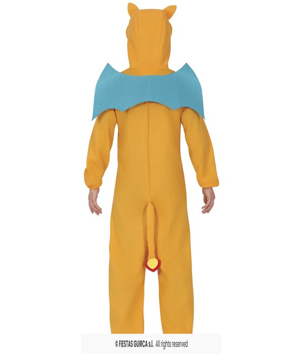 Charmander Onesie Oranje Volwassen