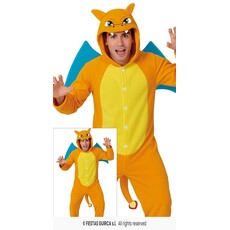 Charizard Onesie Oranje Volwassen