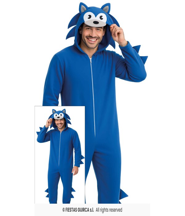 Sonic Onesie Volwassenen