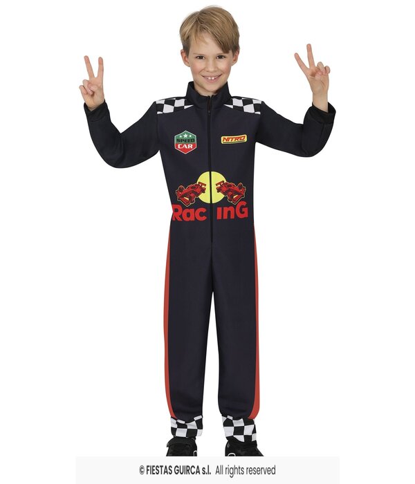 Racing Driver Speedcar Kostuum Kind