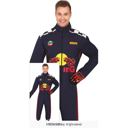 Racing Driver Speedcar Kostuum Heren