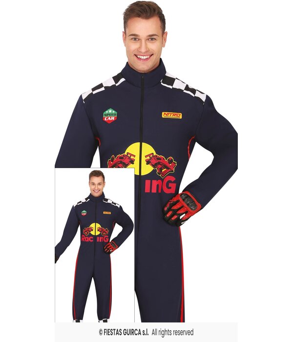 Racing Driver Speedcar Kostuum Heren
